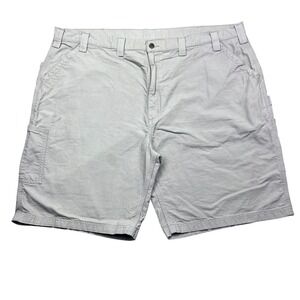 Carhartt Men's Tan B147‎ Original Fit Cotton Canvas Work Shorts Size 48 Fits 46"